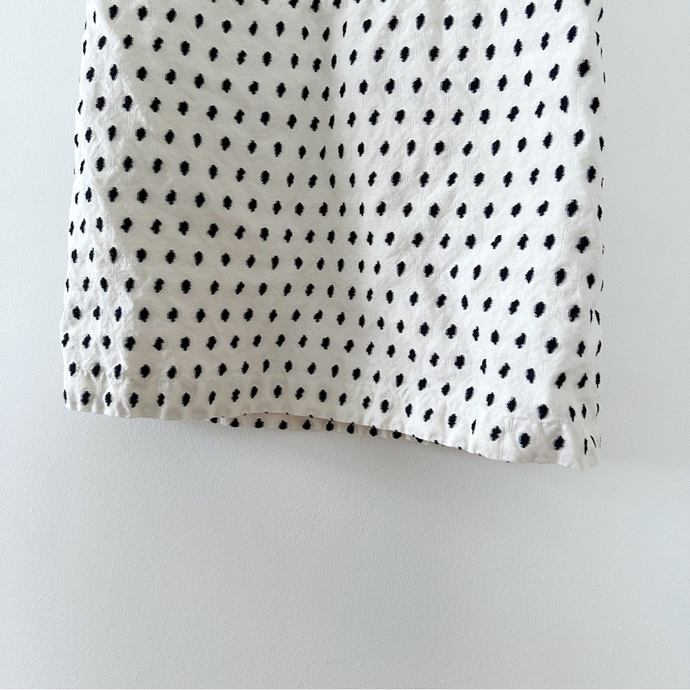 A.P.C. White and Black Mini Dress - Picture 3 of 12